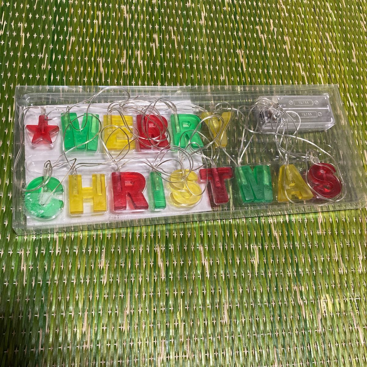 光る文字 クリスマス装飾 LEDライト 電池式 MERRY CHRISTMAS イルミネーション ガーランドライト ツリー 電飾 