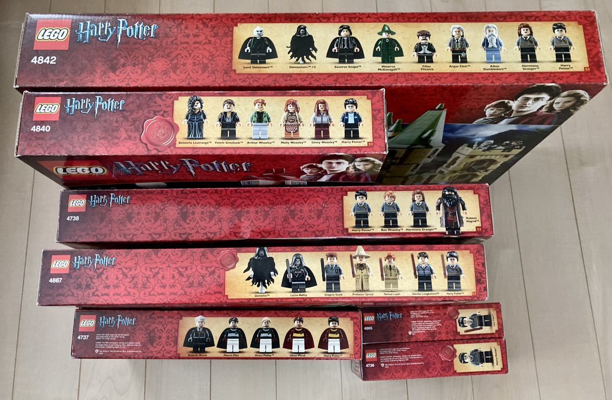 未開封】 レゴ ハリーポッター Harry Potter 4736 4737 4738 4840 4842