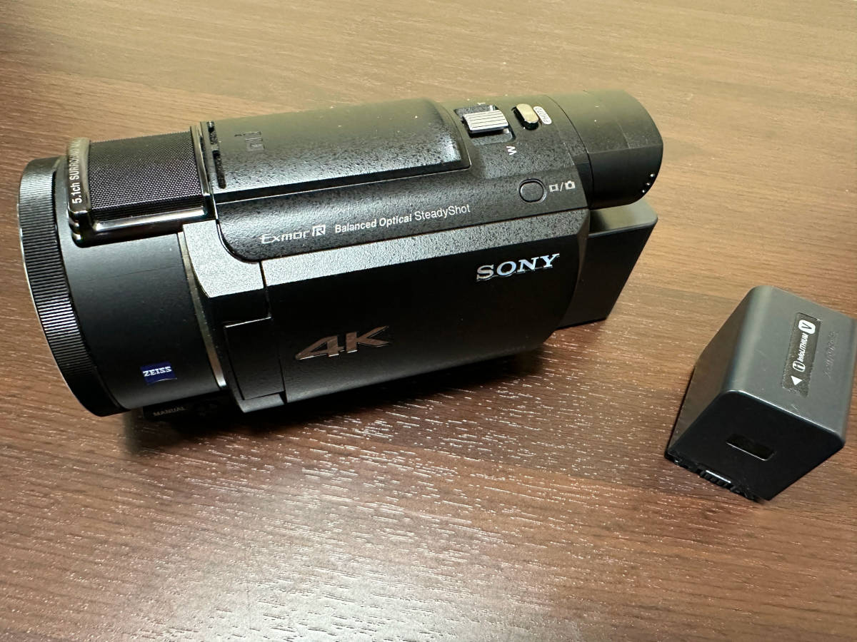 SONY 4Kビデオカメラ FDR-AX45A ○保証付○-