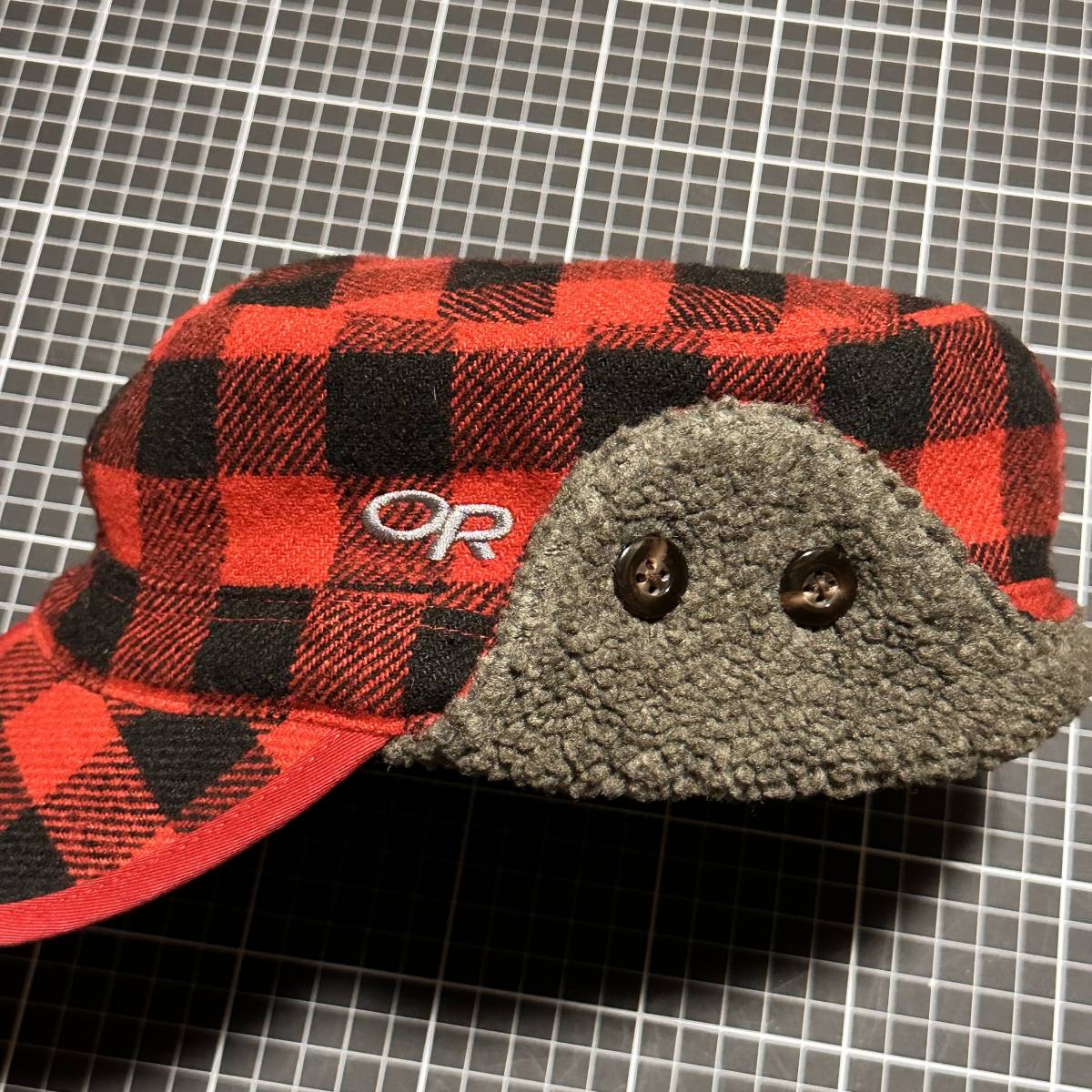 OR* зима [ уличный li search ] наушники Yukon колпак шляпа шляпа уголок данный . флис OUTDOOR RESEARCH