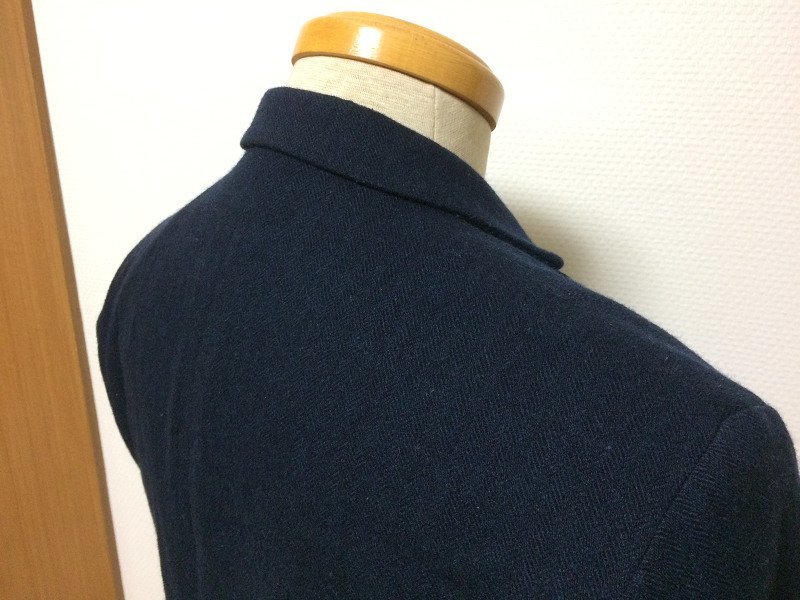 MUJI 無印良品 再生ウール混ジャケット 紳士 Lサイズ ダークネイビー 11