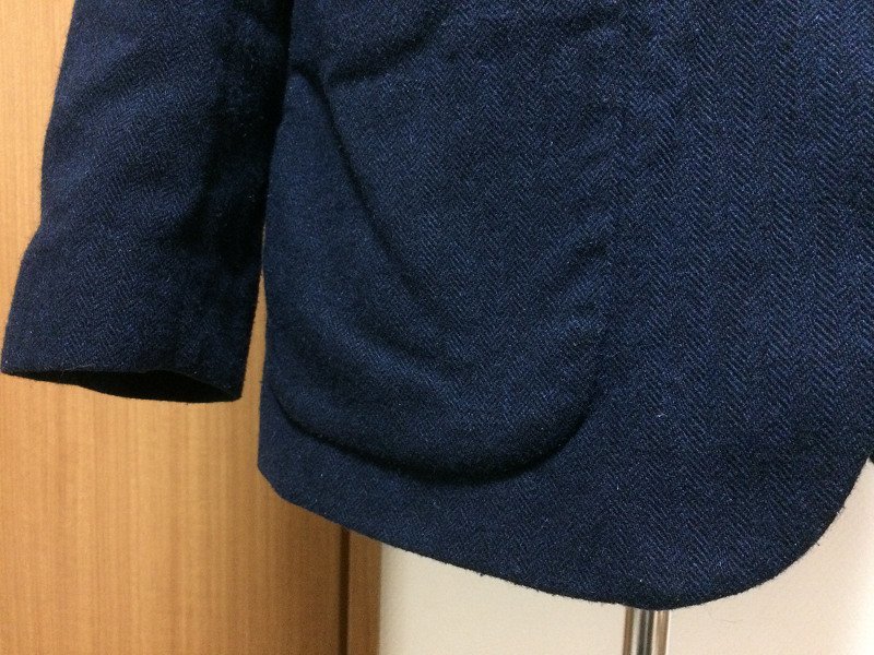 MUJI 無印良品 再生ウール混ジャケット 紳士 Lサイズ ダークネイビー 11