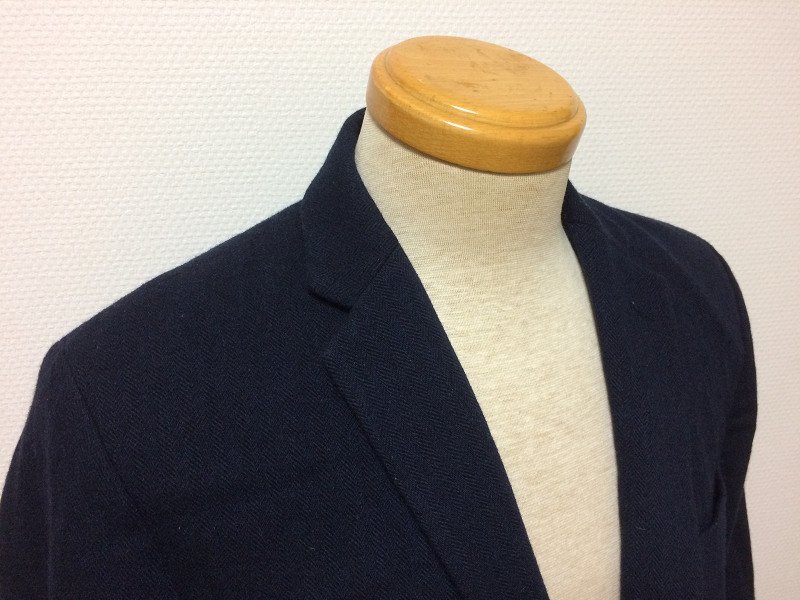MUJI 無印良品 再生ウール混ジャケット 紳士 Lサイズ ダークネイビー 11