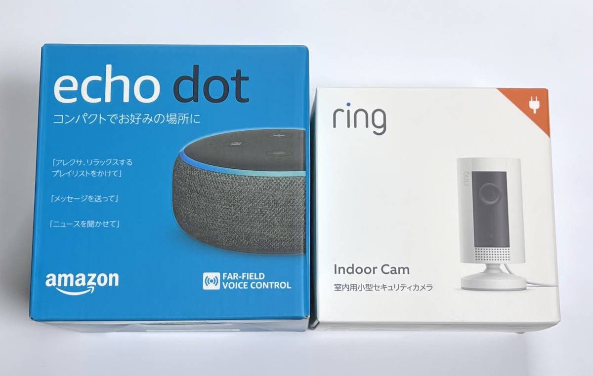 ランキング第1位 Amazon アマゾン echo dot エコードット ring リング インドアカム スマートスピーカー セキュリティカメラ スマートスピーカー本体