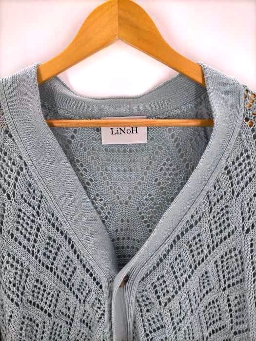 USED古着(ユーズドフルギ) LINOH 22SS CROCHETED LACE KNIT CAR 中古 古着 0811_画像4