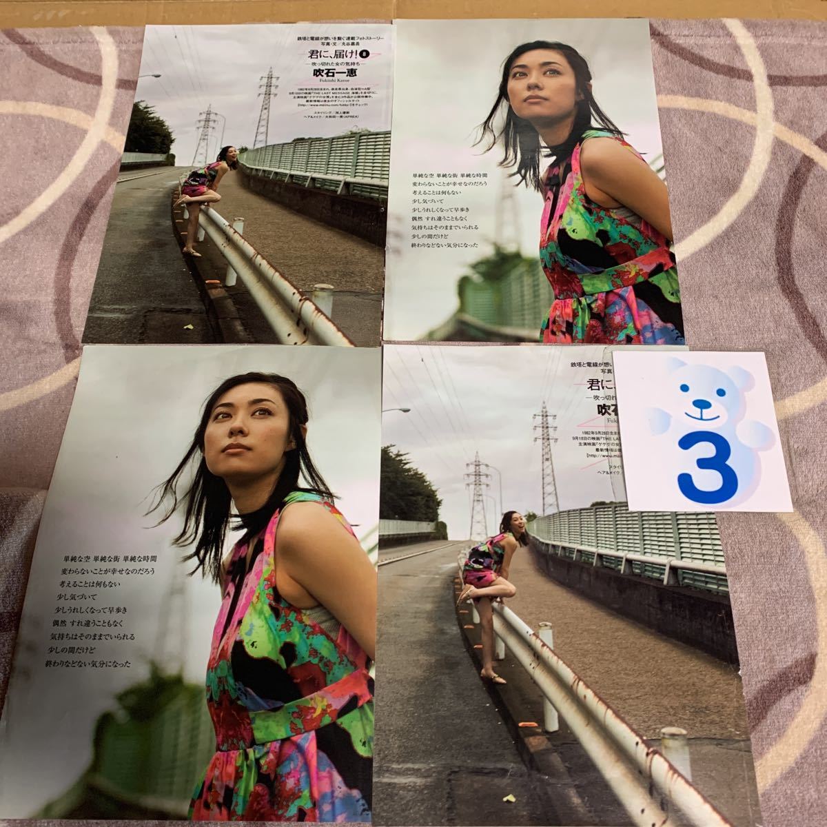 Fu-134③ 福山雅治さん奥様/女優 吹石一恵さんとグラビアガールズの