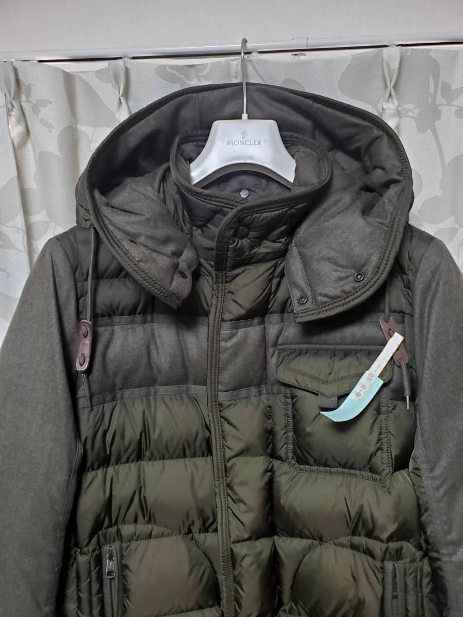 国内正規品 モンクレール ダウンジャケット ライアン RYAN 希少カラー カーキー 2 超美品 クリーニング済