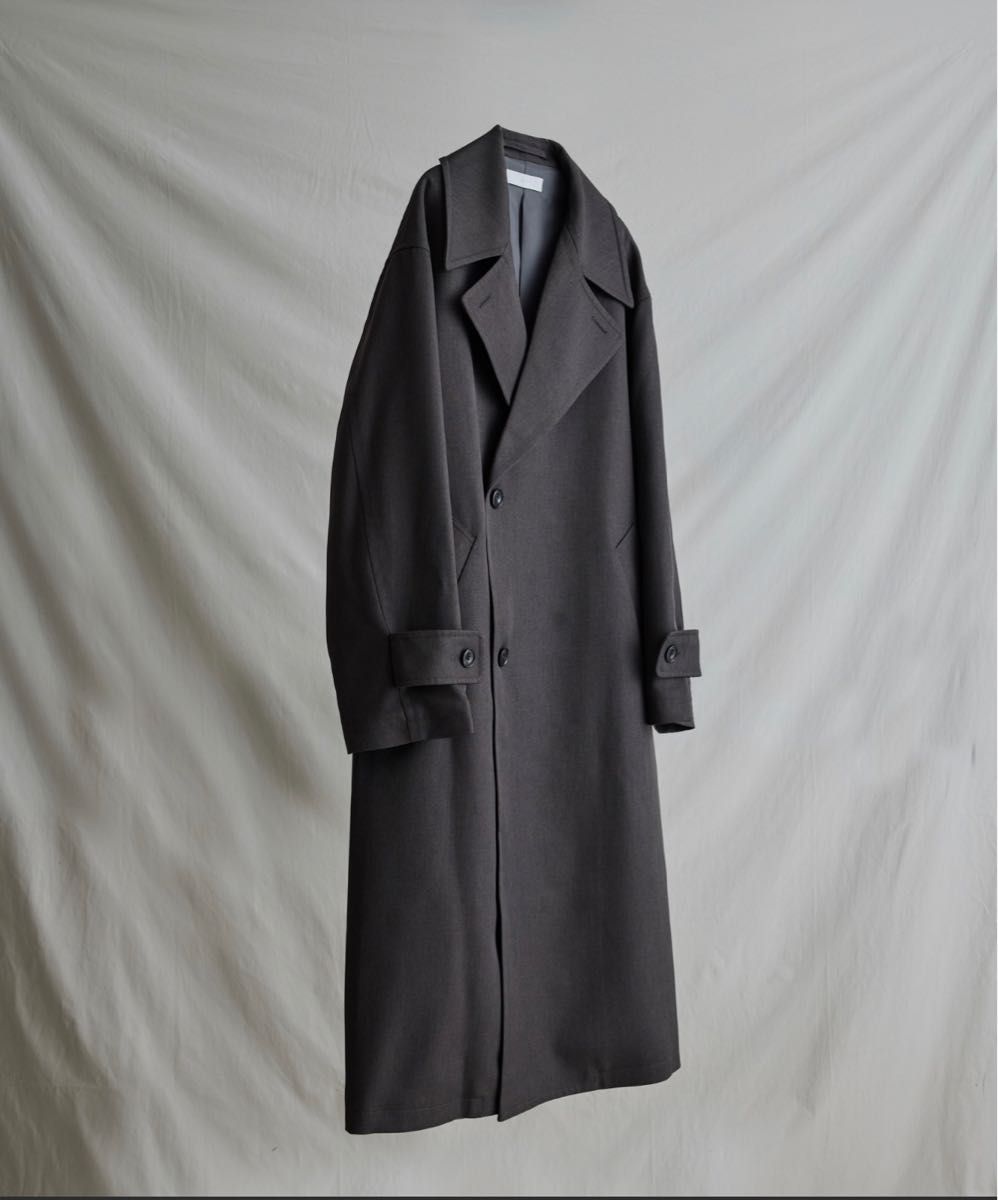 完璧 MINIMAL WYM WIDE チャコールグレーM COAT TRENCH チェスター