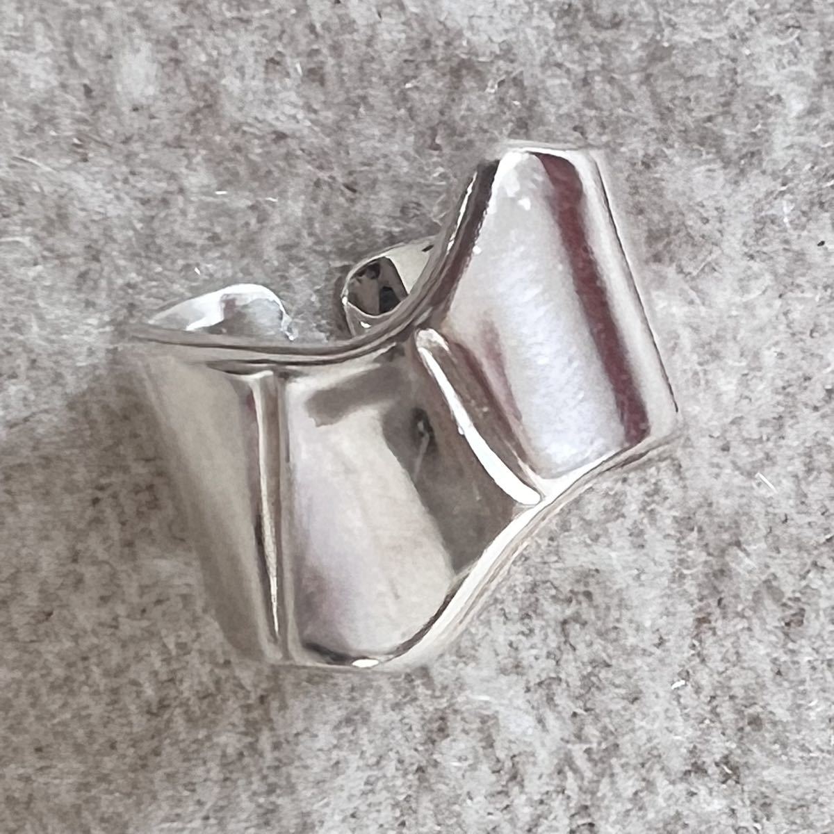 エルメス HERMES 美品 メモワール リング 指輪 クロコ ハンドクラフト
