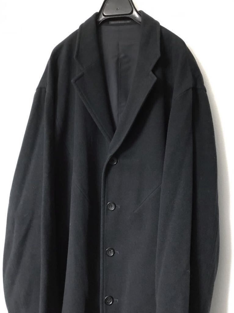 残りわずか】 オーバーコート ウールフラノ オールド yamamoto yohji