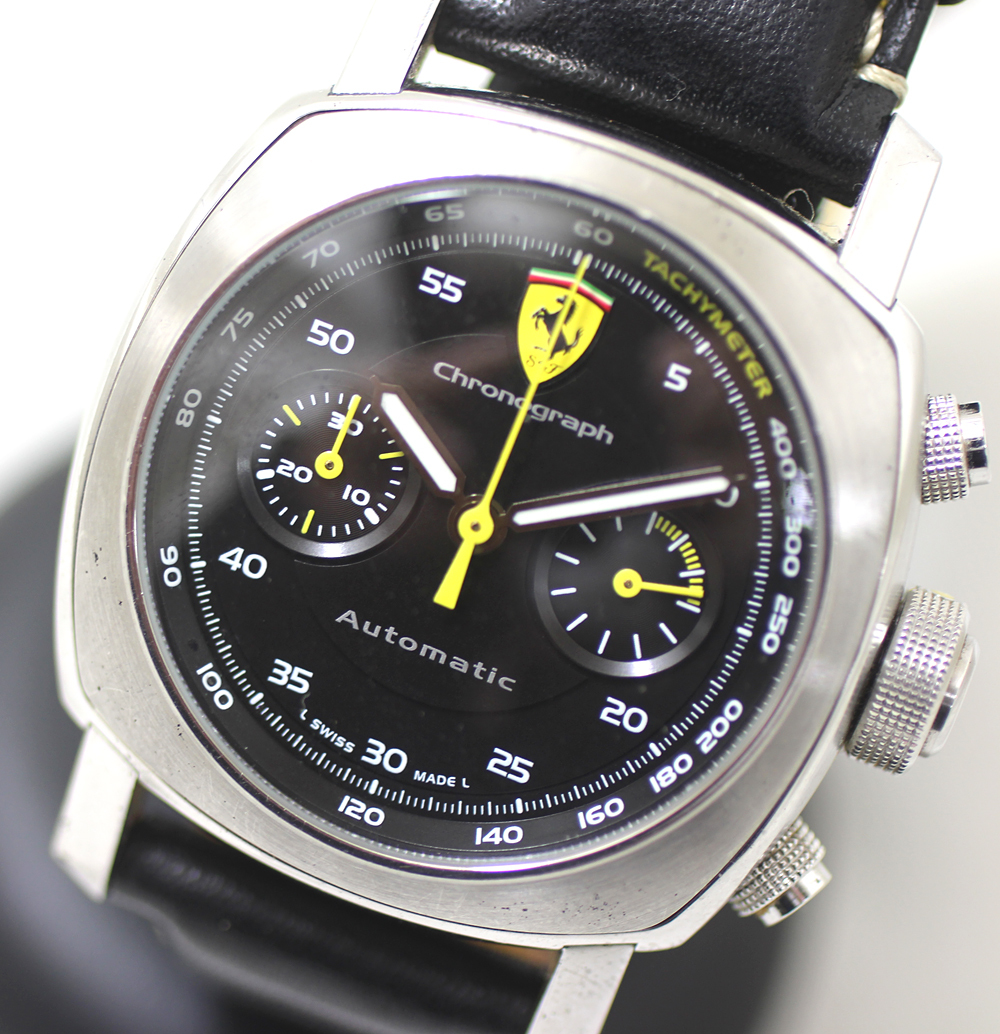 [PANERAI] Panerai s Koo te rear chronograph FER00019 self-winding watch wristwatch Ferrari collaboration 