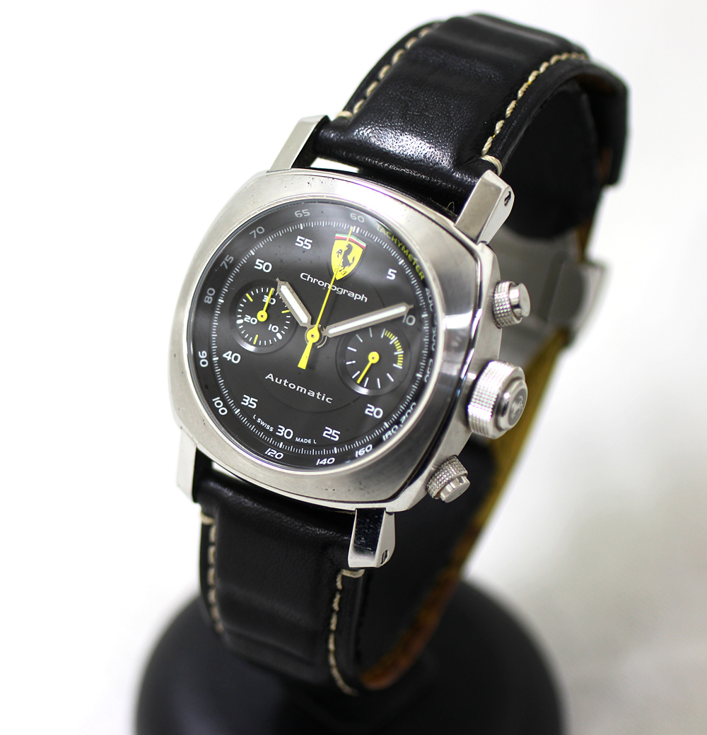 [PANERAI] Panerai s Koo te rear chronograph FER00019 self-winding watch wristwatch Ferrari collaboration 