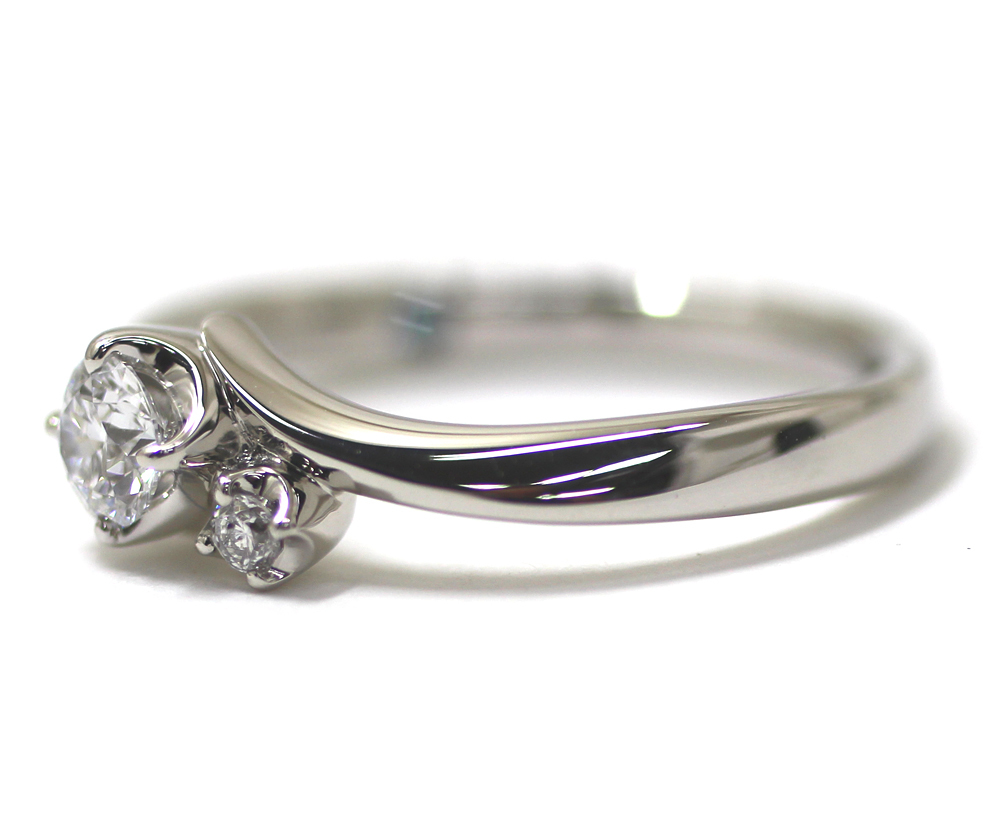 【4℃ BRIDAL】 プラチナ950　ダイヤモンド　リング　0.254ct VVS1　PT950　婚約指輪　11号　新品仕上げ　サイズ直し可_画像5