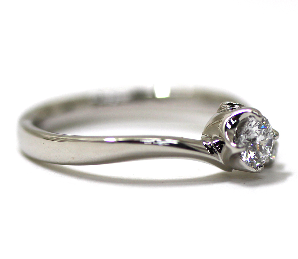 [4*C BRIDAL] platinum 950 diamond ring 0.254ct VVS1 PT950. approximately ring 11 number new goods finishing size correcting possible 