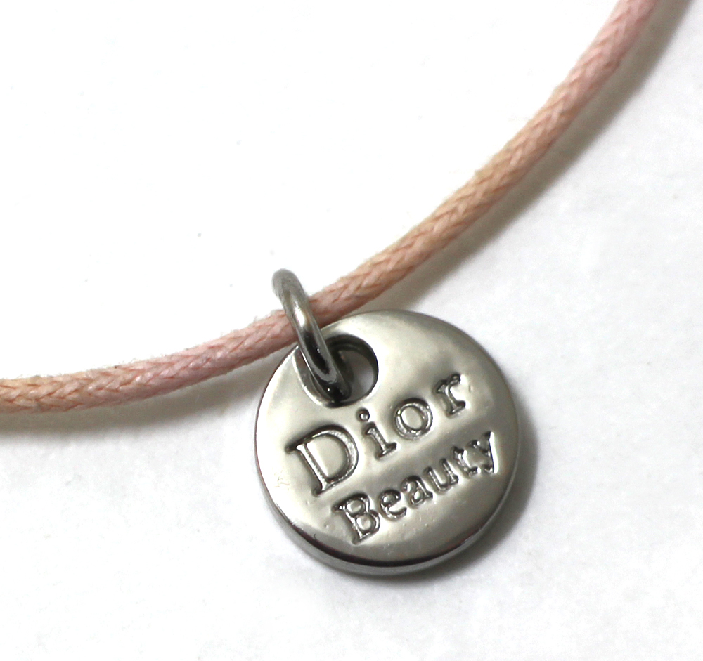 【Dior】ディオール　コード ブレスレット ピンク リボン_画像6