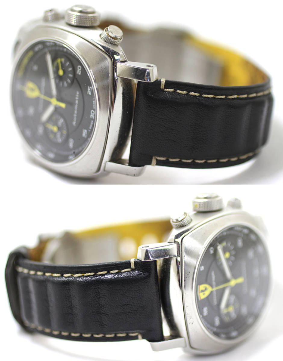 [PANERAI] Panerai s Koo te rear chronograph FER00019 self-winding watch wristwatch Ferrari collaboration 