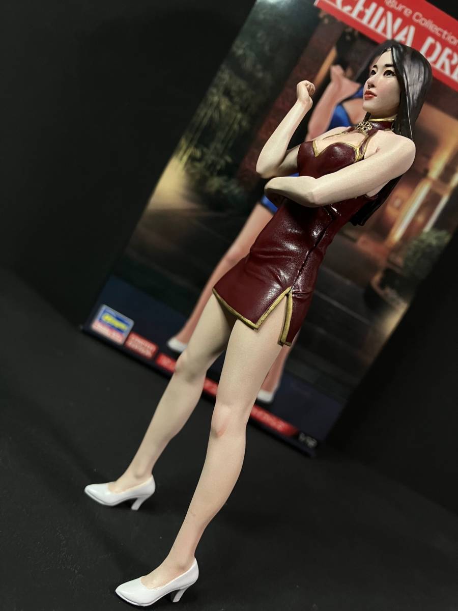 **[ Hasegawa 1/12 конечный продукт настоящий фигурка коллекция * No.23 * платье в китайском стиле ~ SP541]R**