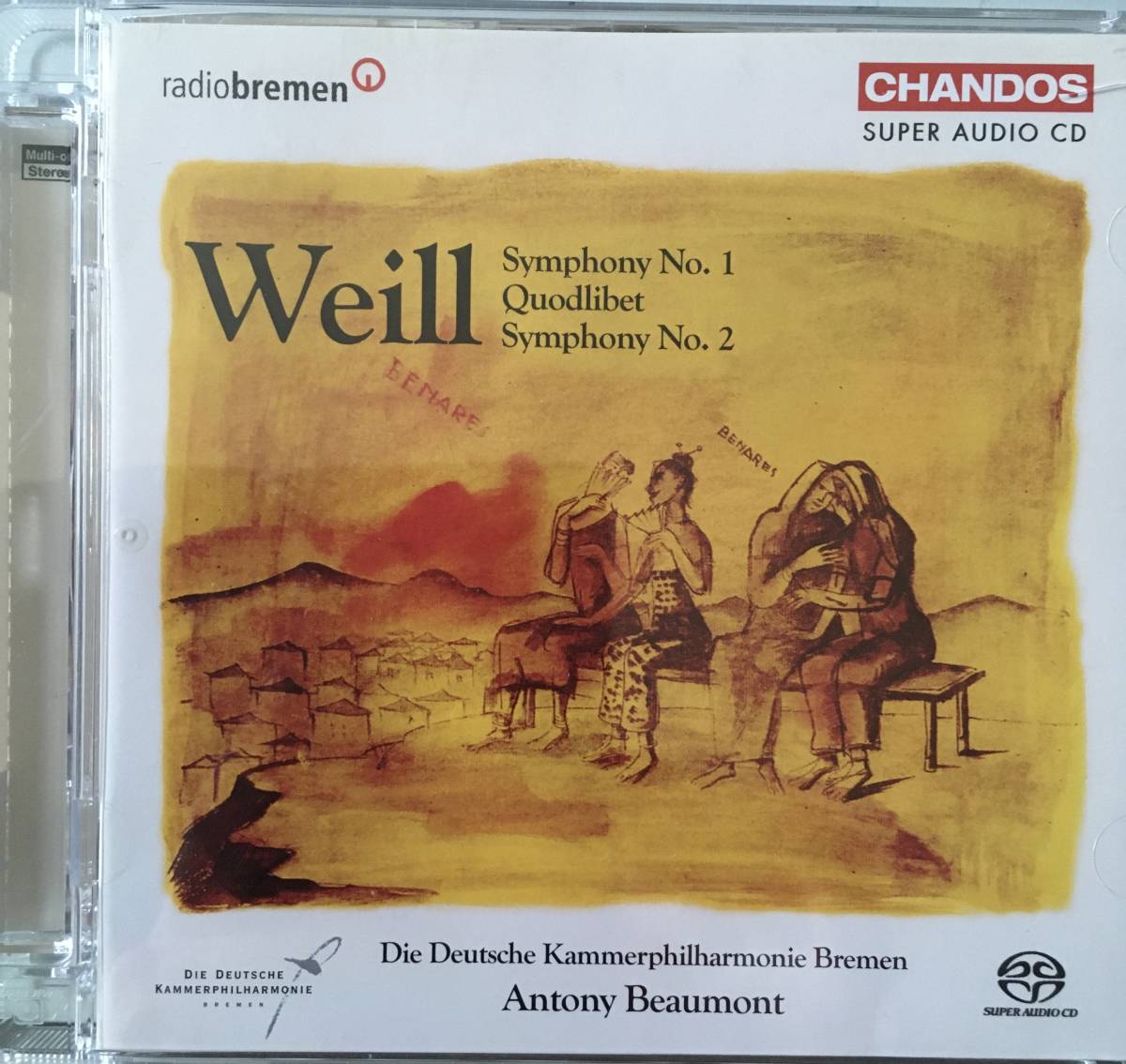 【希少】CD(#343) Weill : Symphonies Nos 1 and 2 etc._画像1