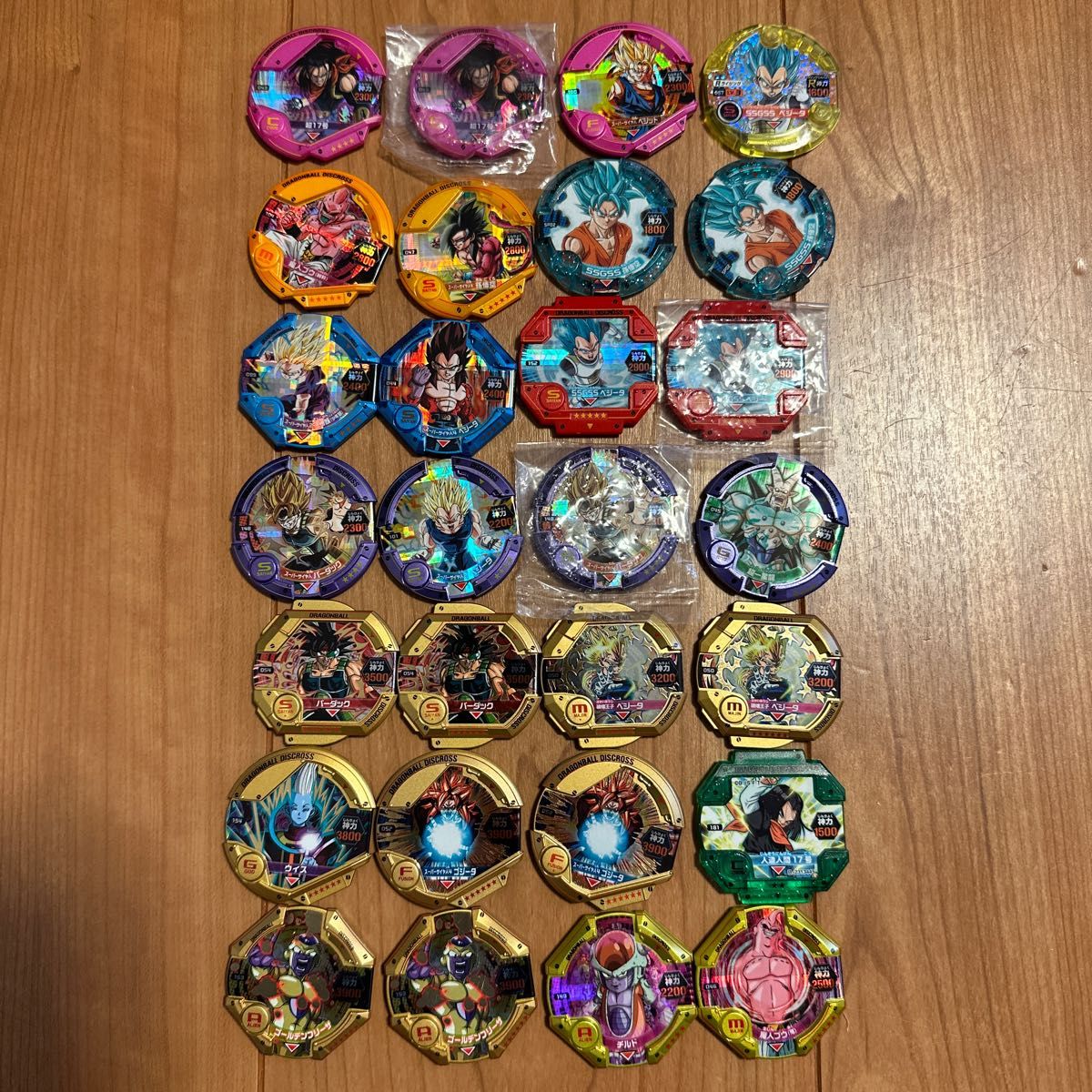 ドラゴンボールディスクロス メダル28枚