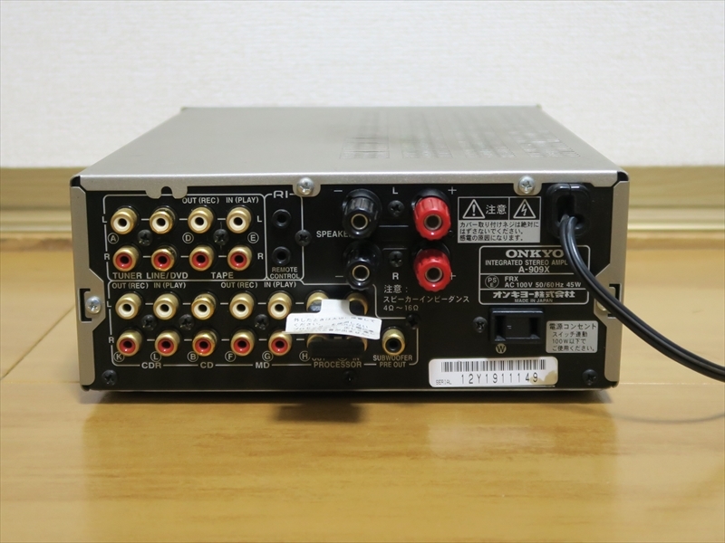 A-909x Onkyo アンプ アンプ | endageism.com