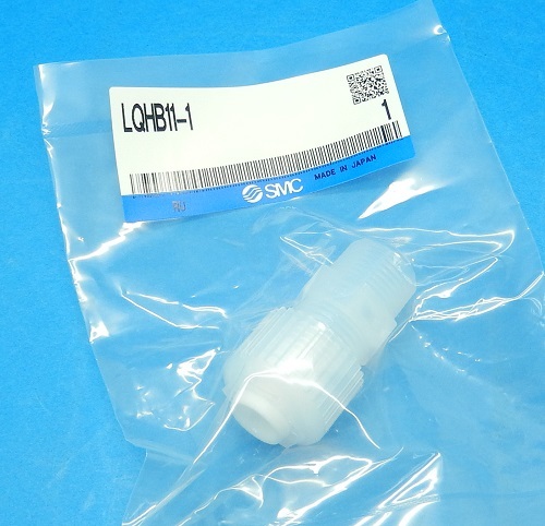 LQHB11-1　フッ素樹脂製ボアスルーコネクタ　SMC　未使用品_画像1