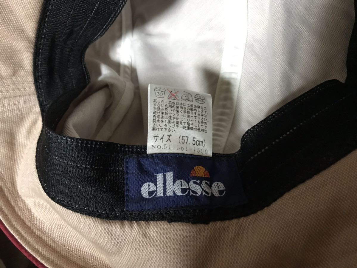 ★ellesse エレッセ ハット 帽子 CAP 《Size57.5㎝》_画像6