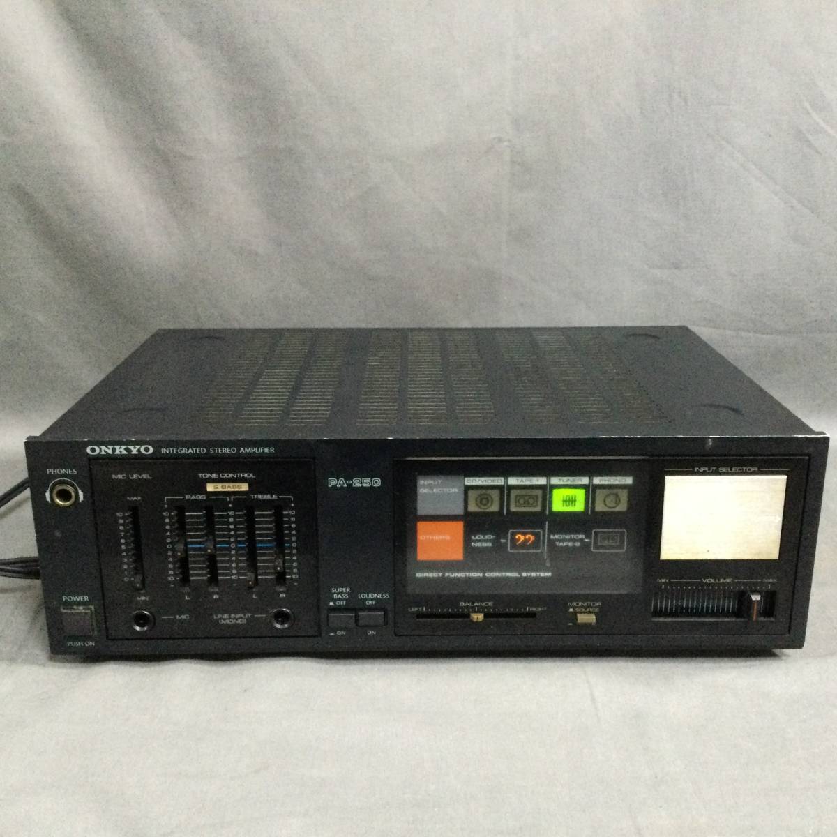 Yahoo!オークション - 12/29 224551 ONKYO PA-250 INTEGRATED Yahoo!オークション - 12/29 224551 ONKYO PA-250 INTEGRATED