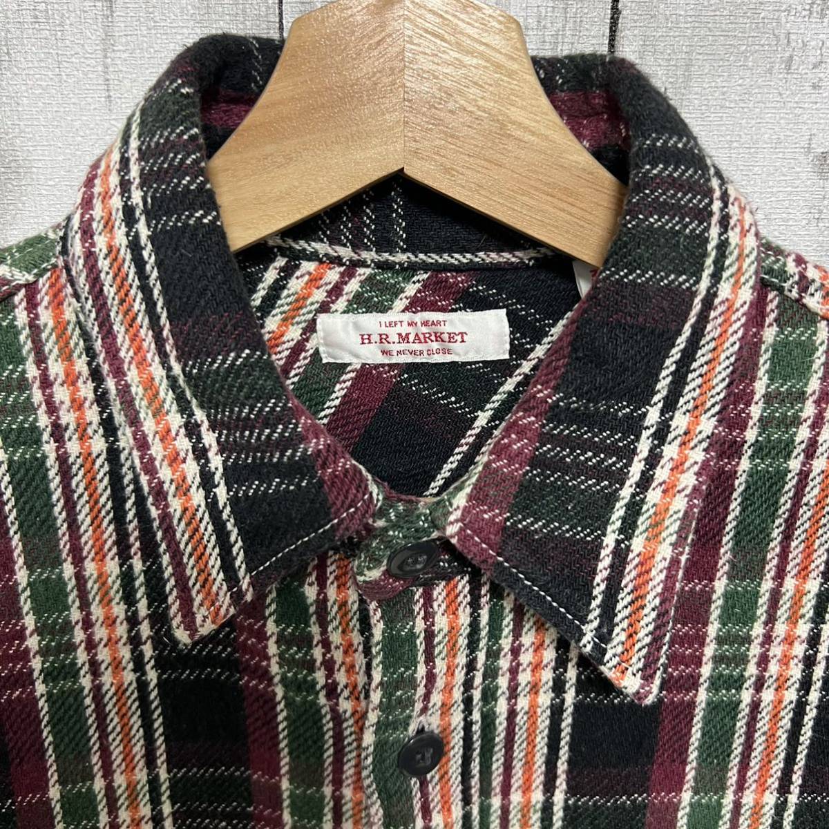H.R MARKET flannel shirt! made in Japan!