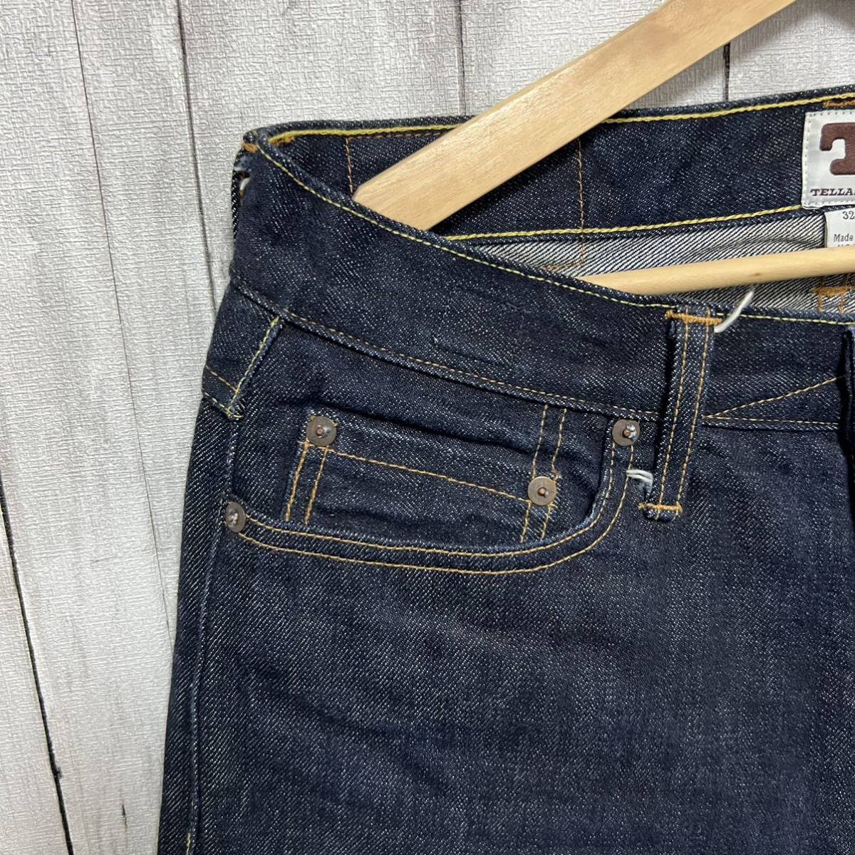 美品 TELLASON 32 セルビッチデニム アメリカ製|PayPayフリマ