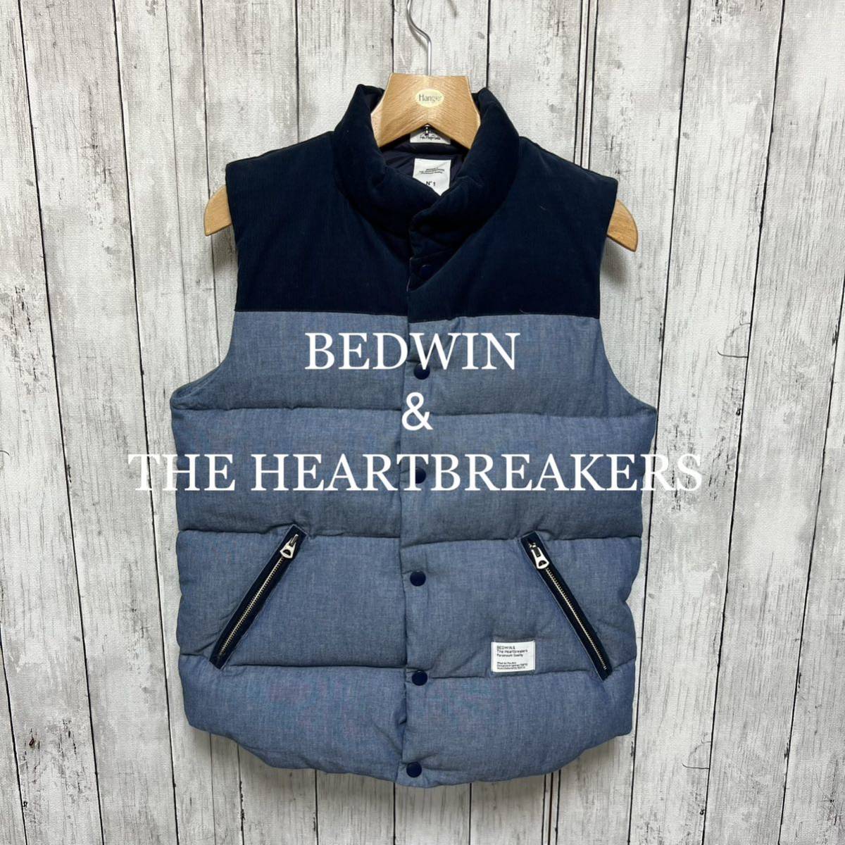  beautiful goods!BEDWIN&THE HEARTBREAKERS down vest!