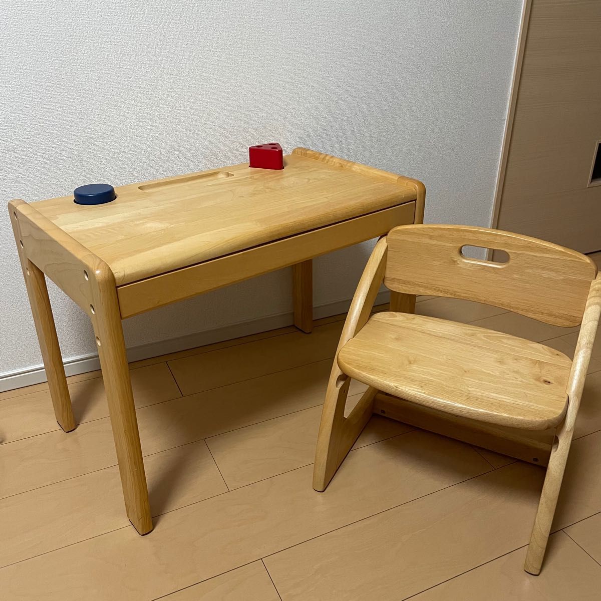 【2023福袋】ベビー家具/寝具/室内用品大和屋 ヴォーノアミーチェ デスク チェア buono 【小物付き最安値