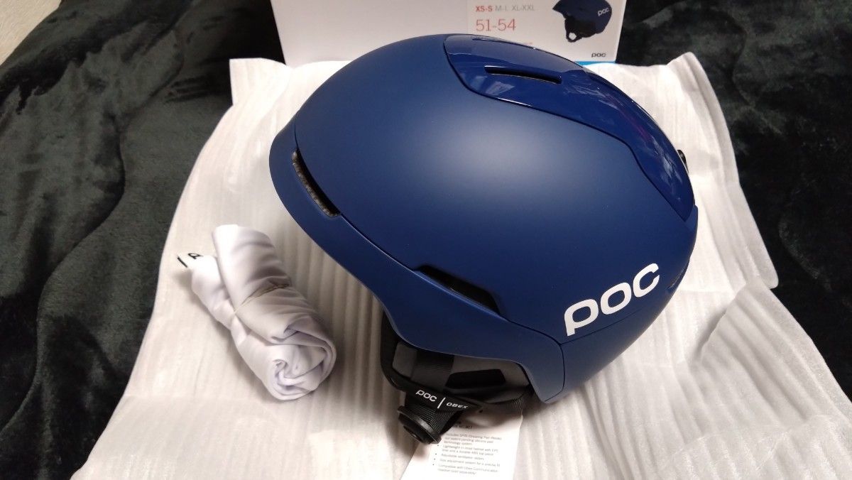 POC Obex SPIN ポック スキーヘルメット　新品未使用（試着のみ）XS-S　51-54 Lead Blue送料込