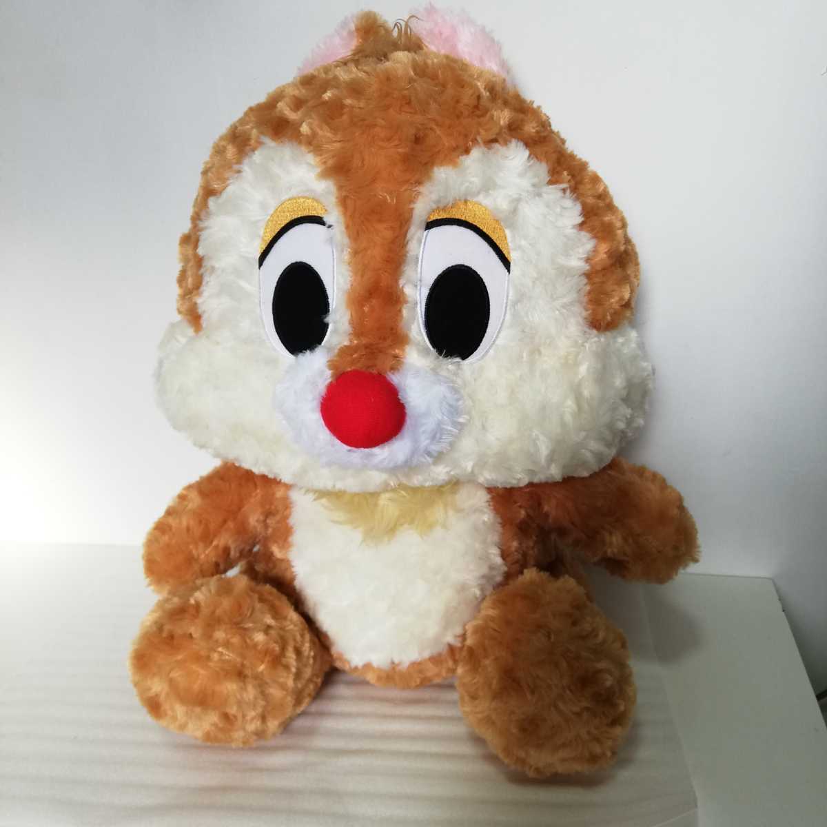 Disney Disney chip . Dale Dale пуховка пуховка мягкая игрушка BIG 45cm не использовался товар [ мягкая игрушка chip & Dale ]