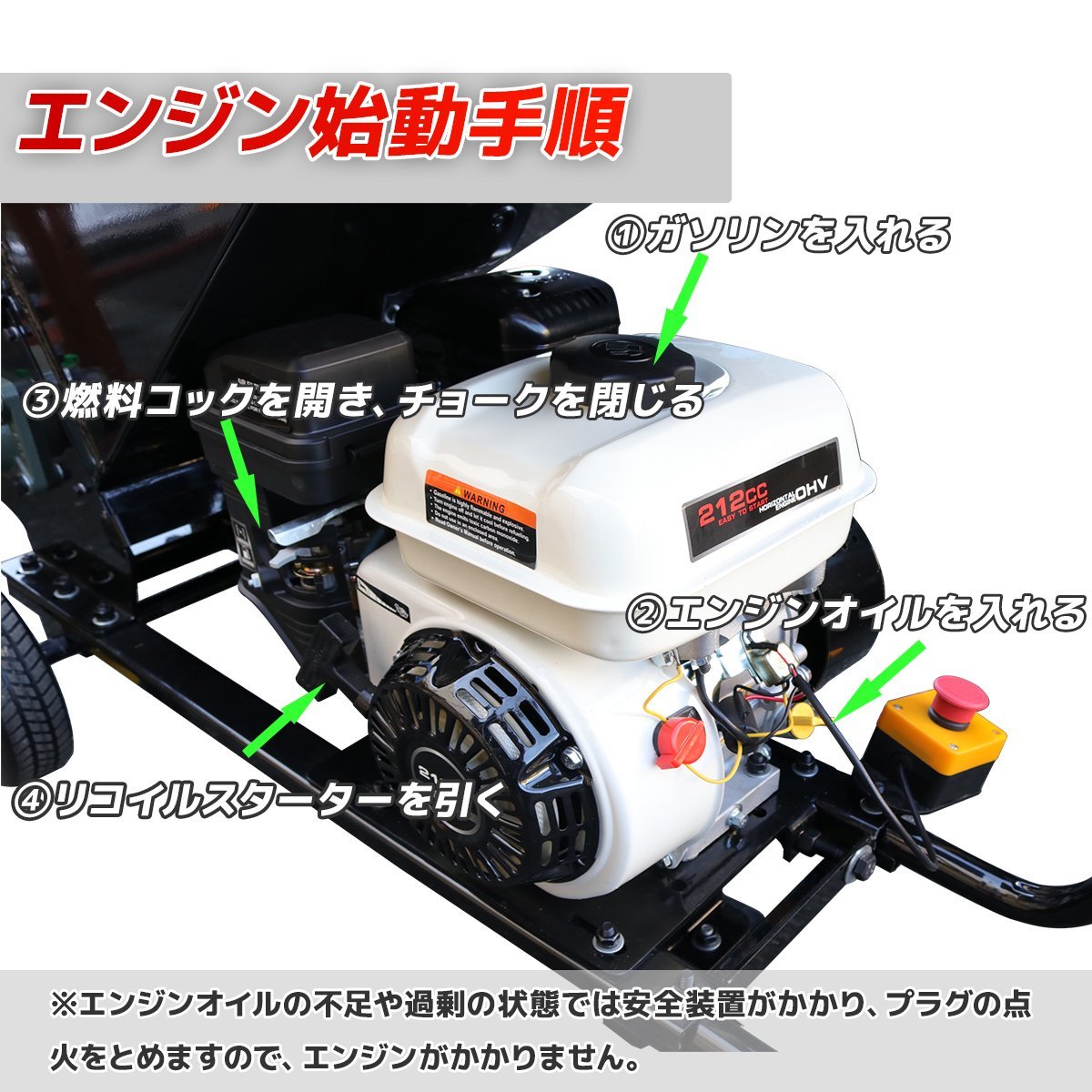 営業所留め】エンジン粉砕機 ウッドチッパー ◇7.5馬力◇最大 営業所留め】エンジン粉砕機 ウッドチッパー ◇7.5馬力◇最大