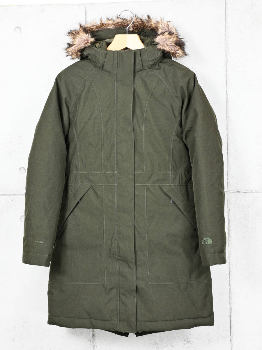 The North Faceノースフェイス◆ダウンコート◆オリーブ◆サイズS_画像1