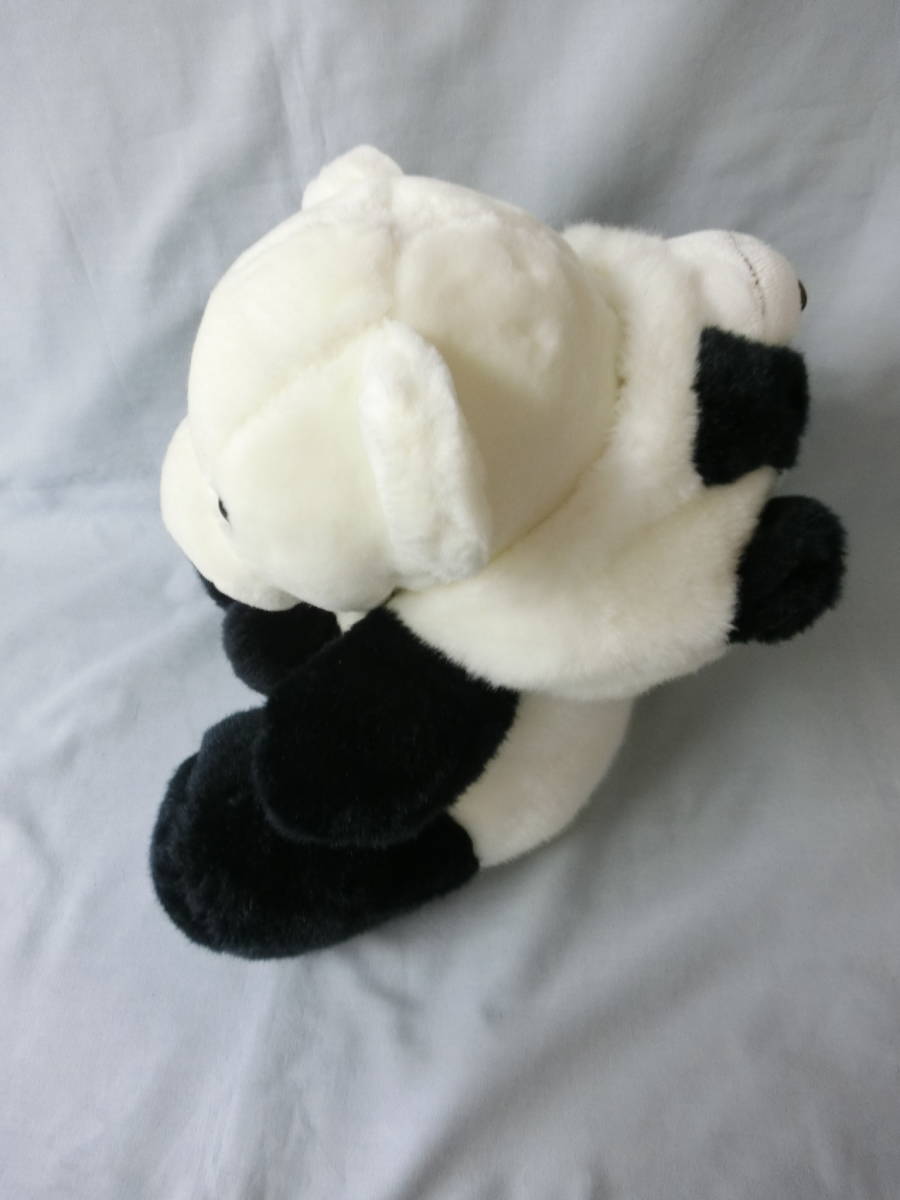 [ price cut ] white bear Panda soft toy animal headdress seat height approximately 32cm