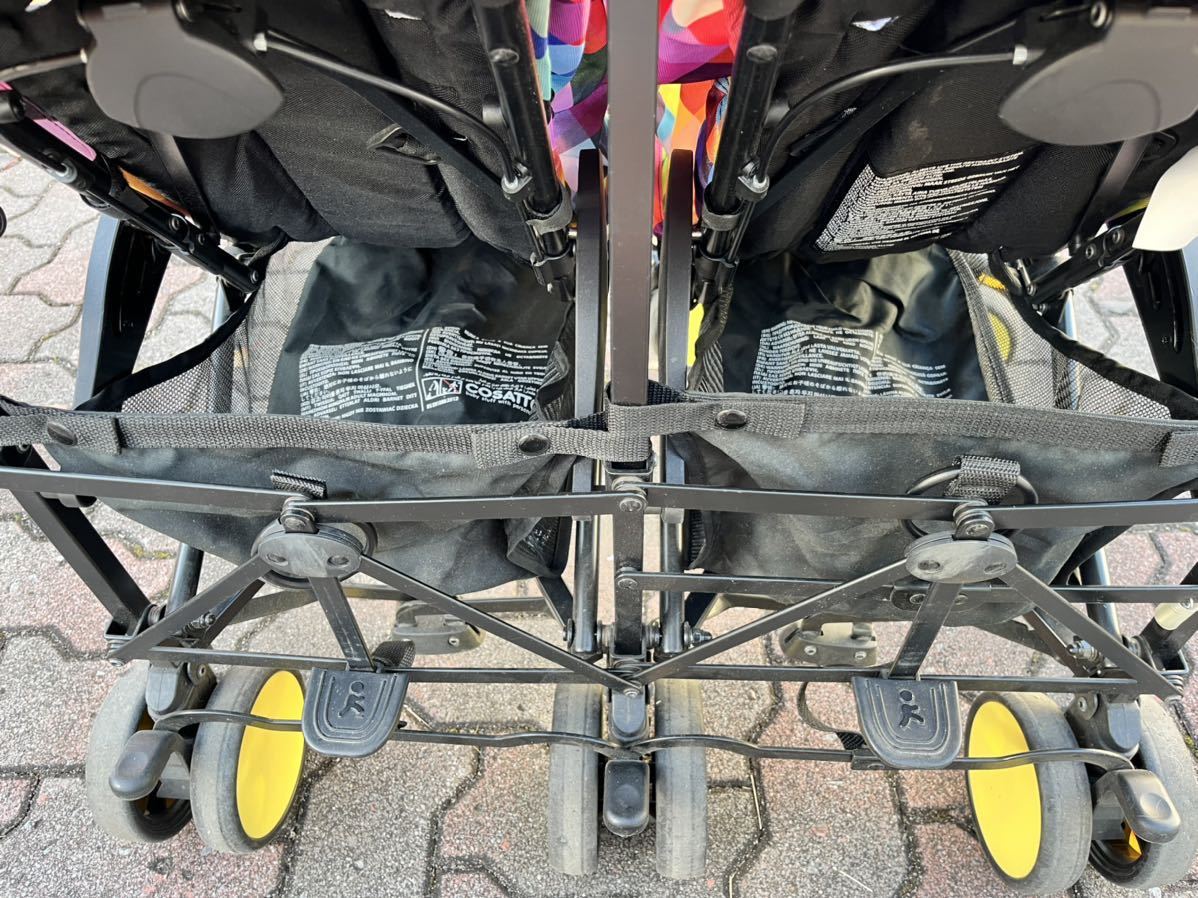 RZR1127＿双子用ベビーカー バギー コサット スパデュパ ツインベビーカー 二人乗り 耐荷重25kg イギリス cosatto_画像6