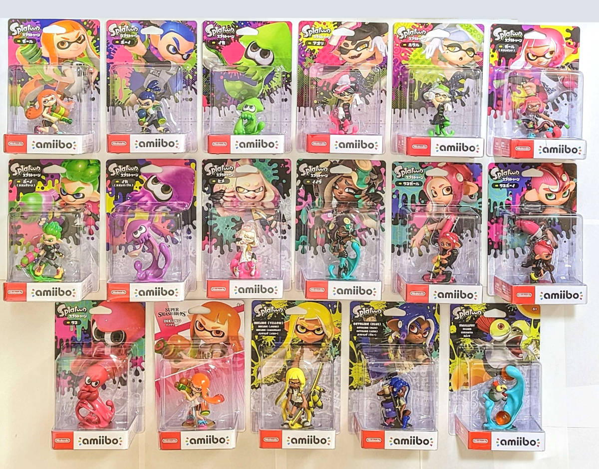 2021超人気 スプラトゥーンamiibo 全17種類 - poumonquebec.ca