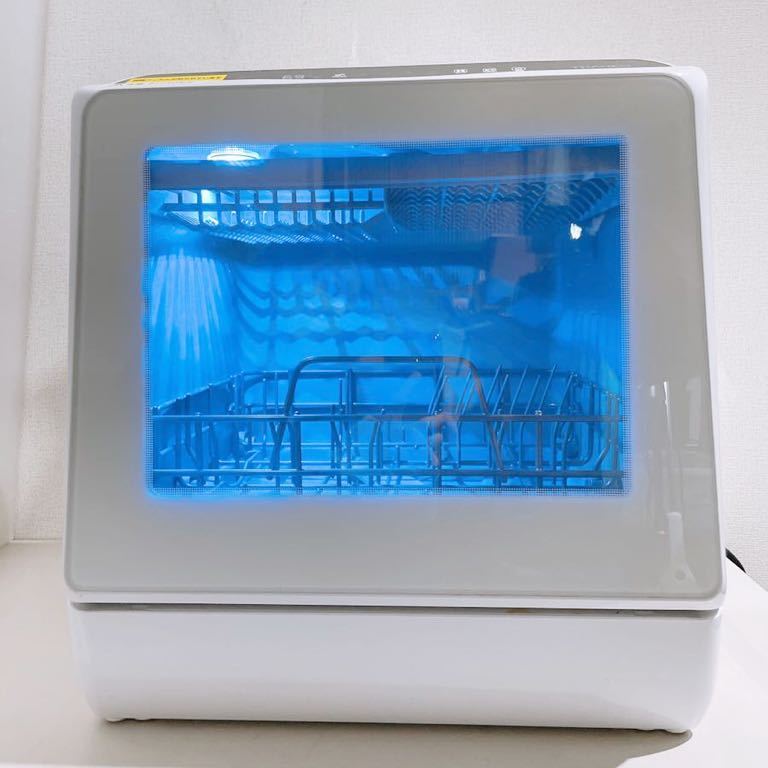 生活家電 その他 2022年製 最新 水道いらずのタンク式食器洗い乾燥機 ラクア THANKO サンコー 食洗機 ホース 付属品 STTDWADW 箱 説明書 ライト  2段