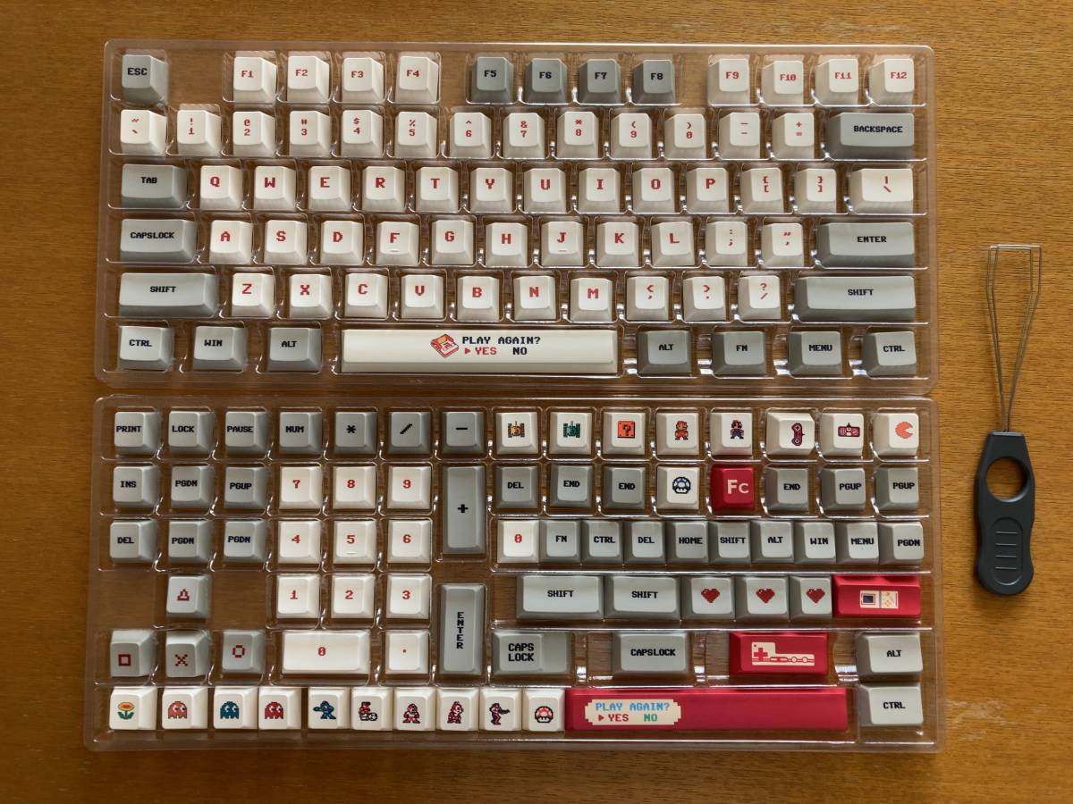 Yahoo!オークション - キーキャップセット ファミコン風 Yahoo!オークション - キーキャップセット ファミコン風