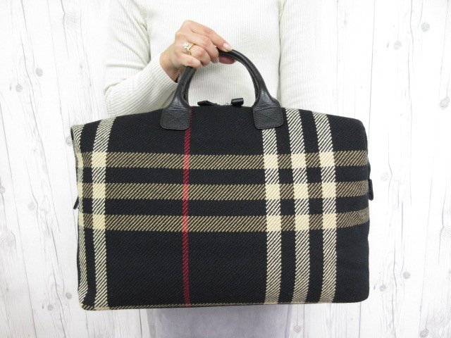 バーバリー BURBERRY ハンドバッグ ミニバッグ チェック柄 - ハンドバッグ