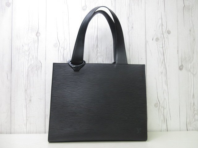 極美品 LOUIS VUITTON ルイヴィトン エピ ジェモ ノワール トート