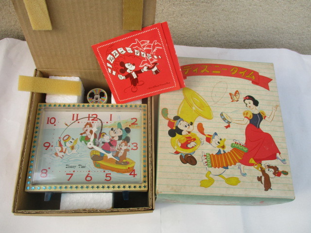 ヤフオク! - 1960年代 セイコー ディズニー タイム 目覚まし時計