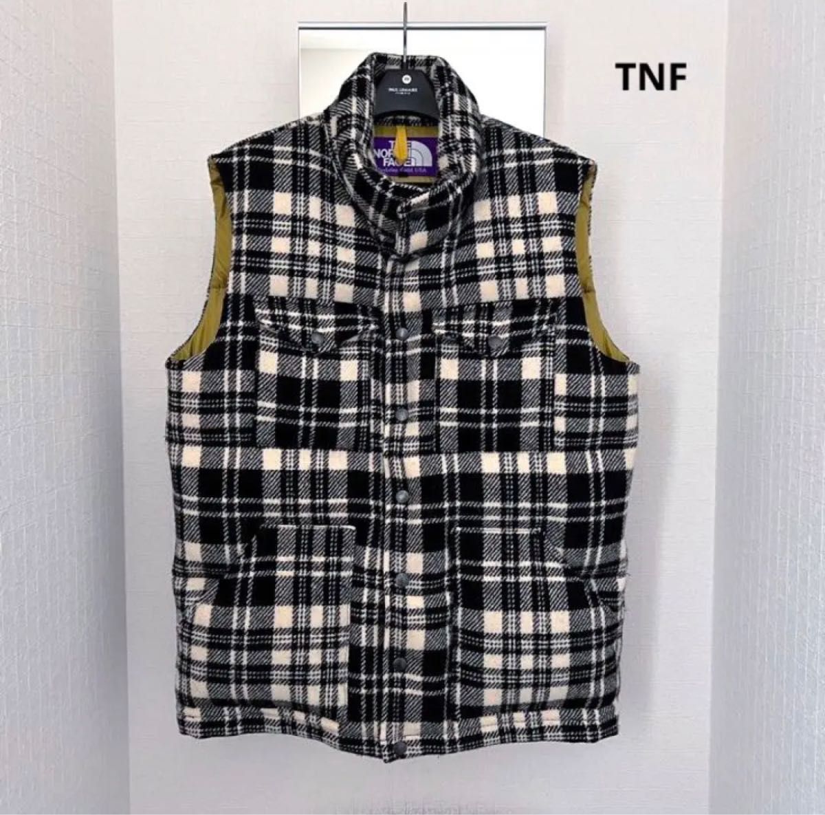 2022年5月新作下旬 TNFパープルレーベル ハリスツイード別注ダウン