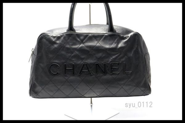 日本限定 希少美中古□CHANEL 6番台 マトラッセ キャビアスキン