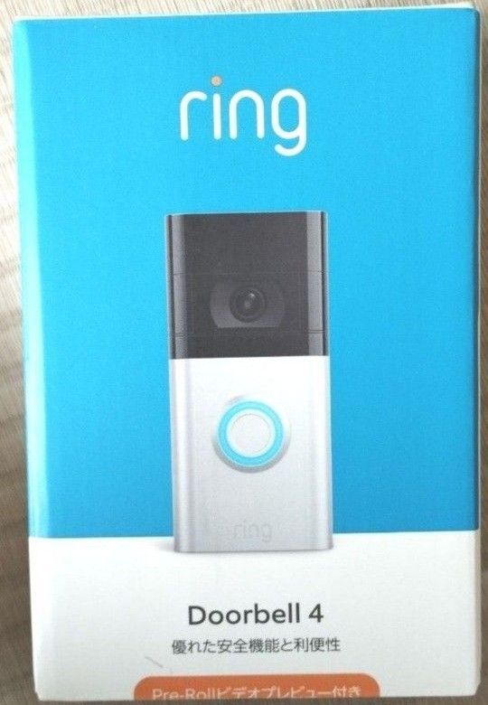 新品未開封】Ring Video Doorbell 4 防災、防犯、セーフティ 防災