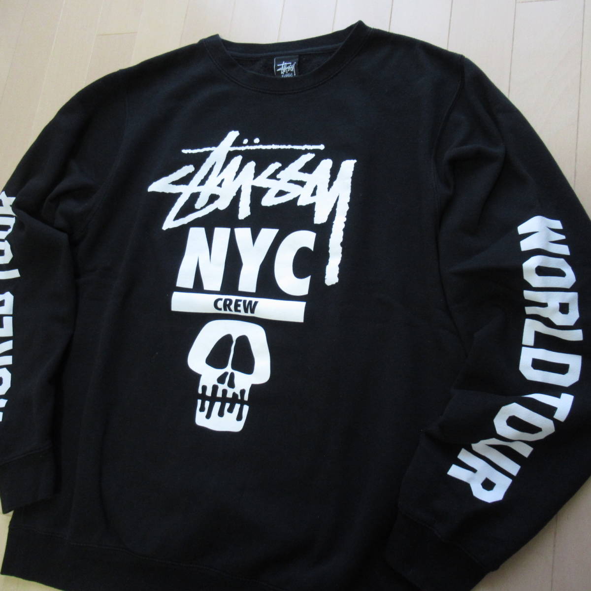 stussy Australia ハーフジップ モックネックスウェット