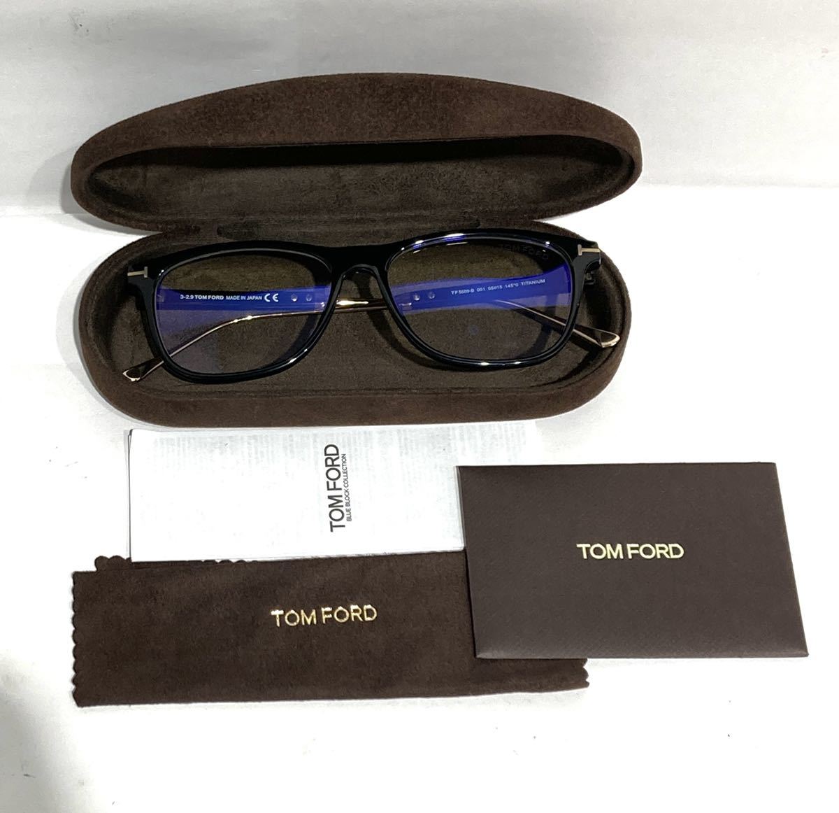 国内即発送】 トムフォード FORD TOM ak-282 TF5589-B 眼鏡(264-1) 黒
