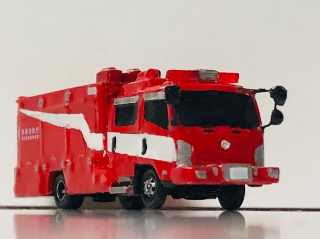 デ*イ様 Nゲージ 消防車 特殊工作車 Yahoo!オークション - 【カスタム品】1/150(Nゲージサイズ) 消防