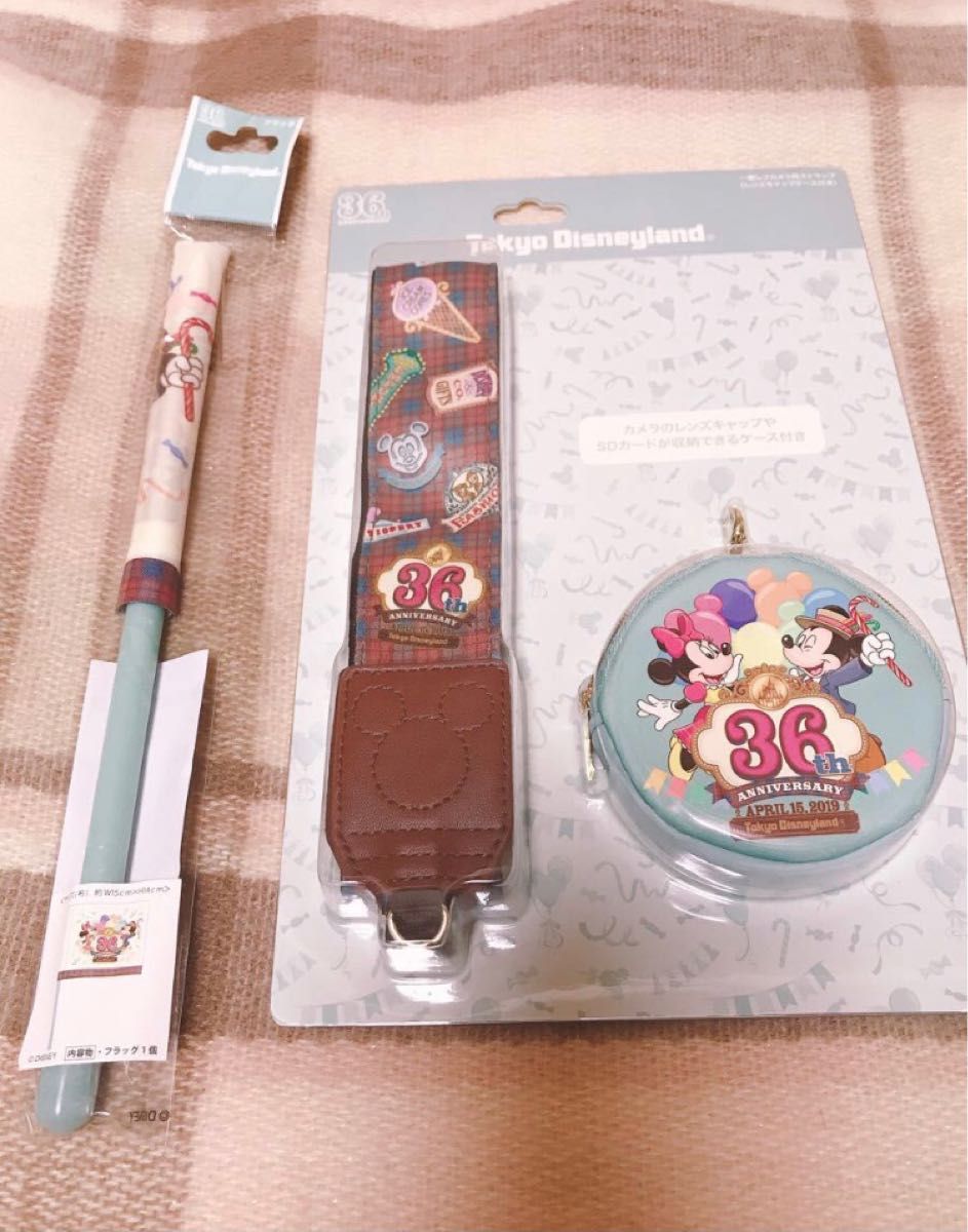 ディズニーランド36周年 カメラストラップ ディズニーランド36周年 / カメラストラップ&フラッグ|Yahoo